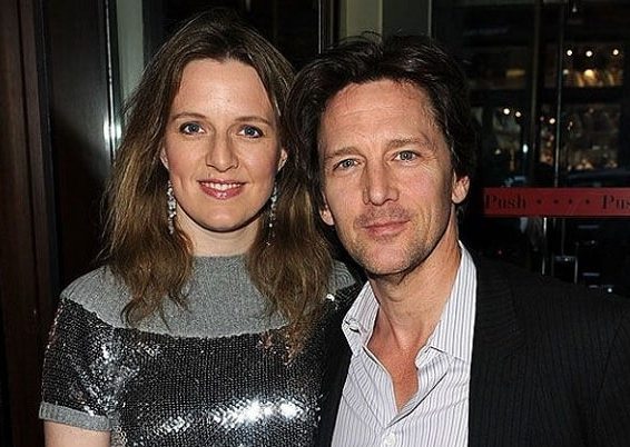 Image of American actor and director, Andrew McCarthy and his wife, Dolores Rice