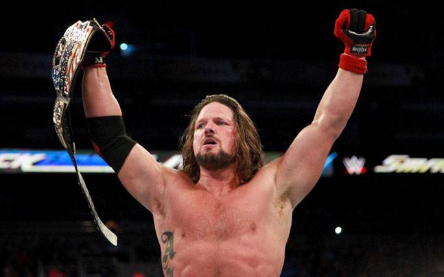 Image of WWE champion, AJ Styles