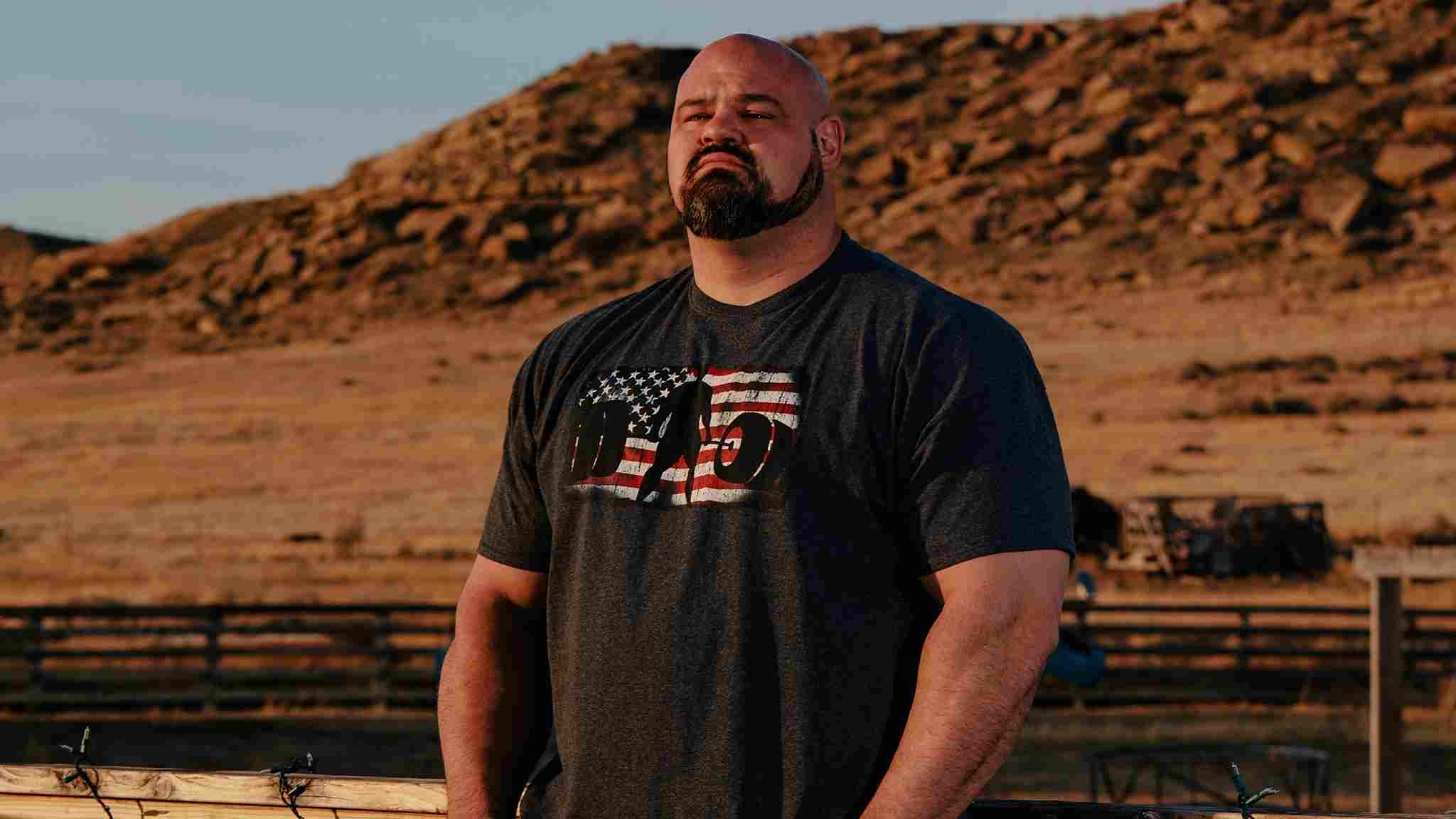 Image of the strongest man in the world, Brian Shaw