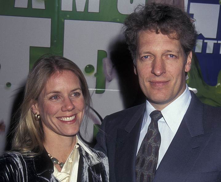 Image of film, television and voice actor,Clancy Brown and his wife, Johnson Brown