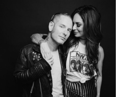 Image of renowned artist, Corey Todd Taylor and his wife