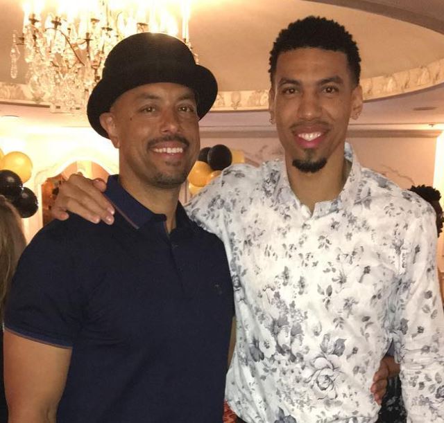Image of American basketball player, Danny Green and his father