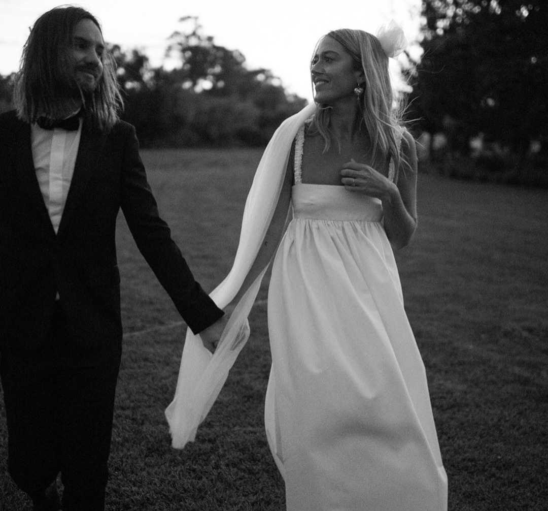Image of Australian musician, Kevin Parker and his wife