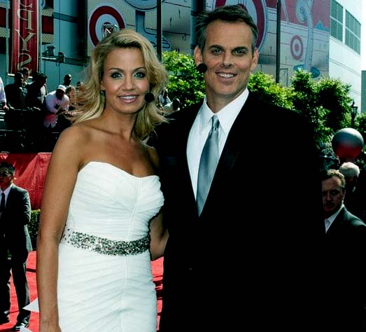 Image of renowned journalist, Colin Cowherd and his ex-wife, Kimberly Ann Vadala 
