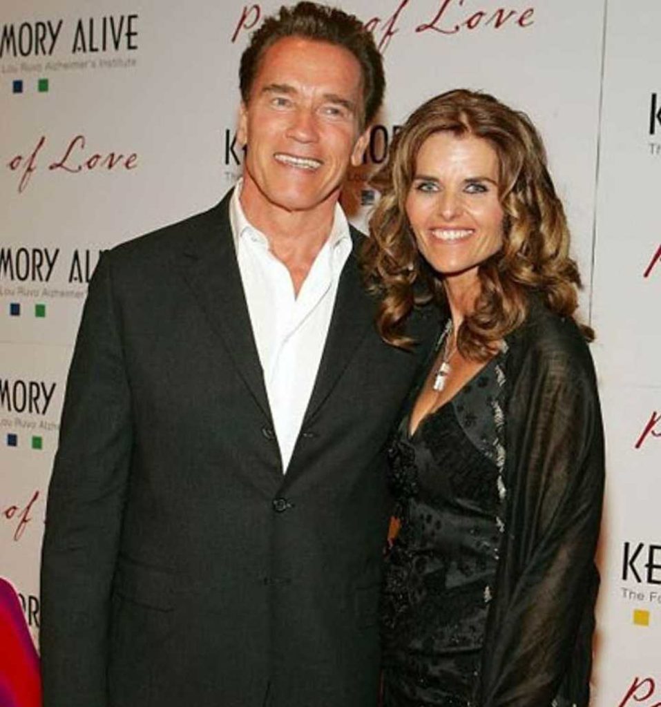 Image of Maria with her ex husband, Arnold Schwarzenegger