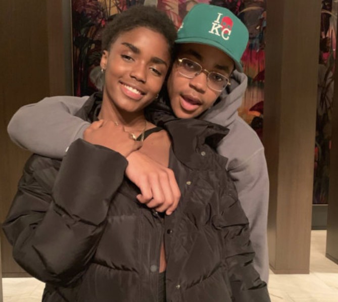 Image of popular actor, Michael Rainey Jr with his girlfriend