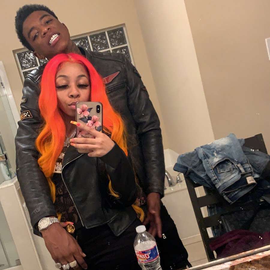 Image of renowned American rapper, Yungeen Ace and his girlfriend
