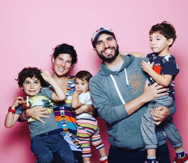 Image of renowned Canadian MMA artist Ariel Helwani and his family