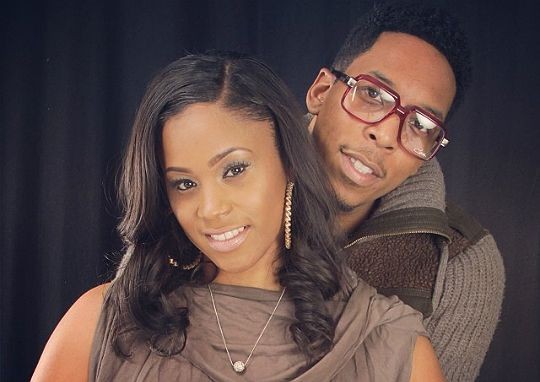 Image of American gospel singer and Preachers of LA star, Deitrick Haddon and his wife