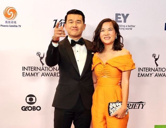 Image of the famous comedian and actor Ronny Chieng and wife, Hannah Pham