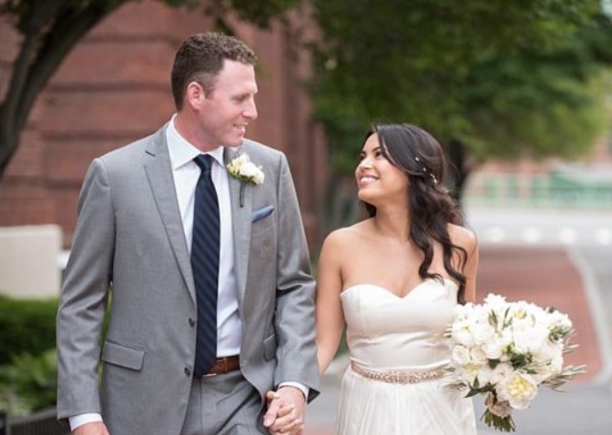 Image of professional hockey player, Ryan Whitney and his wife