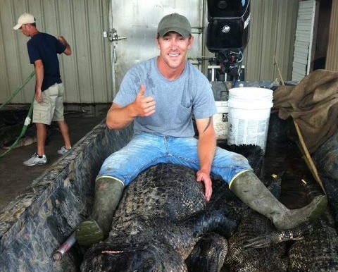 Image of the star of Swamp people, Chase Landry 