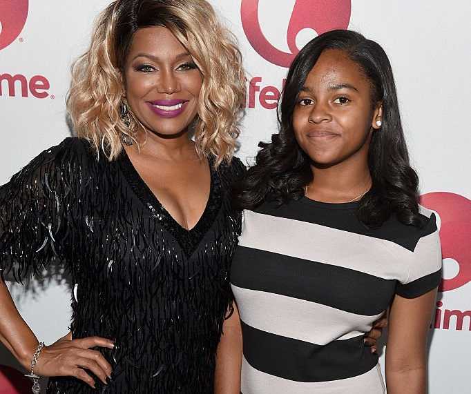 Bailei Knight with her mother, Michelle