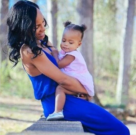 Tamika Fuller with her daughter