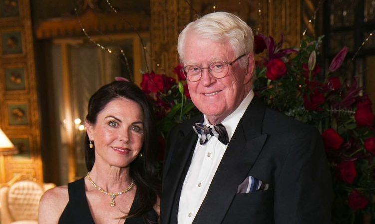 Bridget Rooney with her current husband, Bill