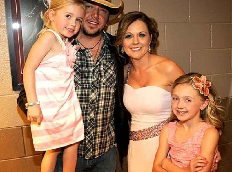 Jessica aldean with her ex-husband and her kids