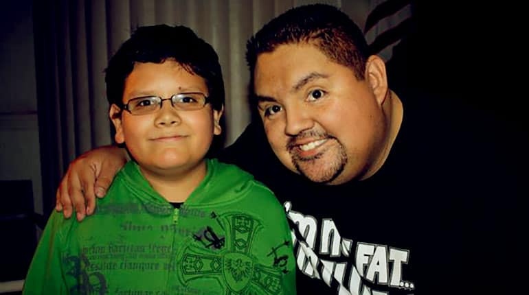 Frankie Iglesias with his father, Gabriel Iglesias