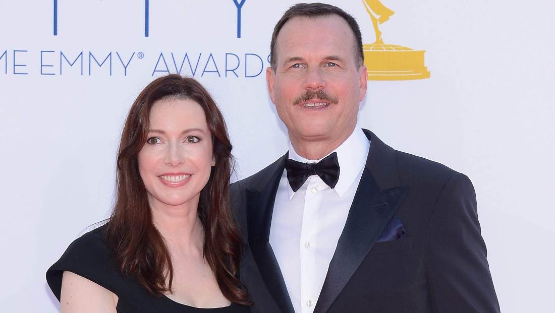 Louise Newburry with her husband, Bill Paxton
