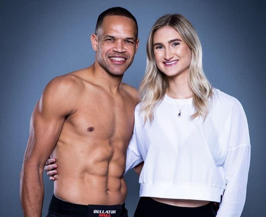 Colbey Northcutt with her husband, Raymond Daniels