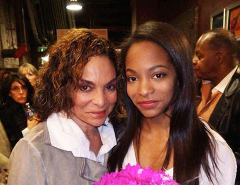 Imani with her mother, Jasmine Guy