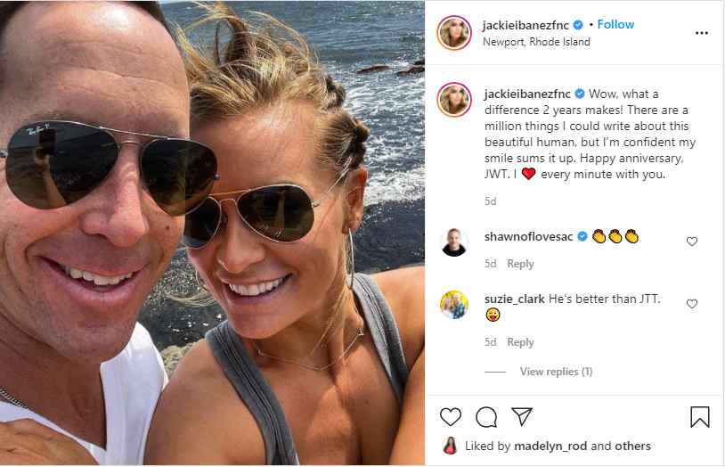 Jackie Ibanez with her current boyfriend, Jackson