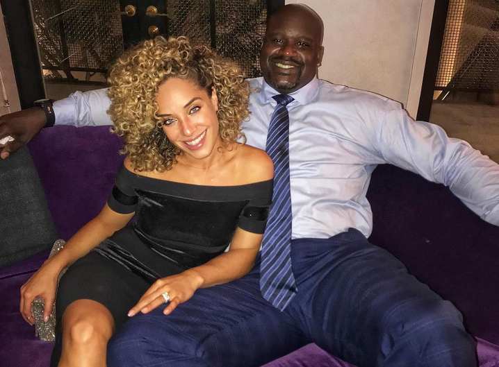Laticia Rolle with her Ex-boyfriend, Shaquille O’Neal