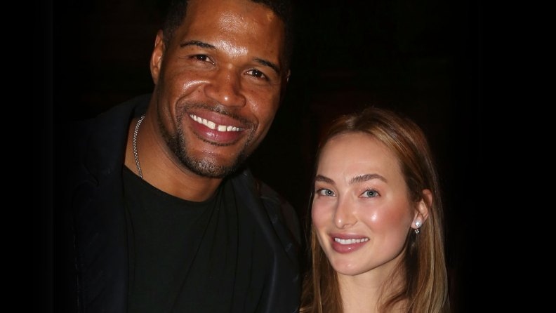 Michael Strahan with his recent girlfriend, Kyla Quick