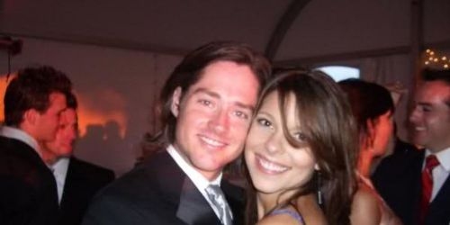 Evan Farmer with his wife, Andrea M. Smith