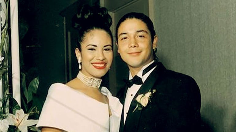 Chris Perez and his late wife, Selena Quintanilla