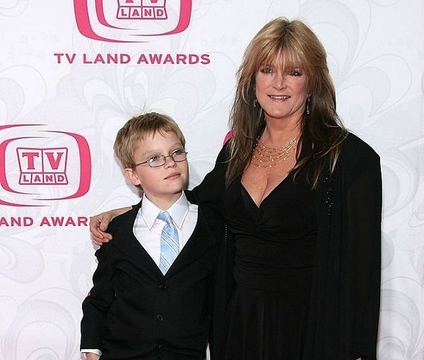 Susan Olsen and her son Michael