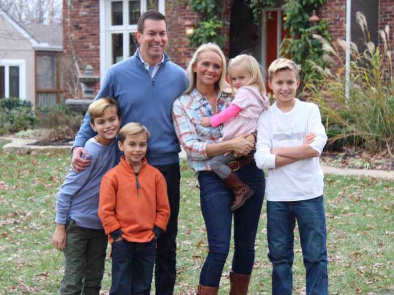 Tamara Day with her husband and kids