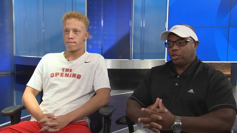Spencer Rattler and his father, Mike Rattler